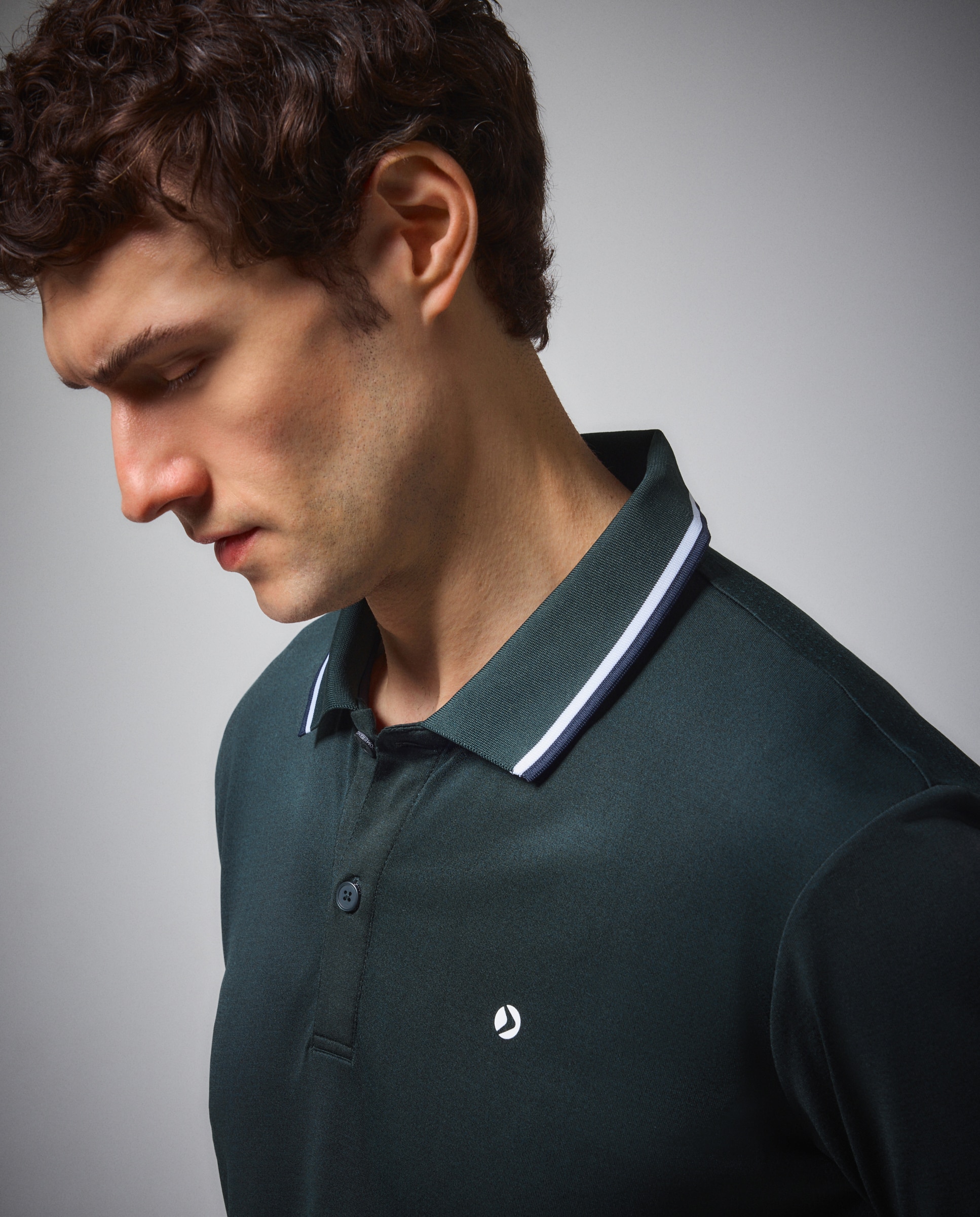 Polo de Padel/Ténis de Homem Verde-4