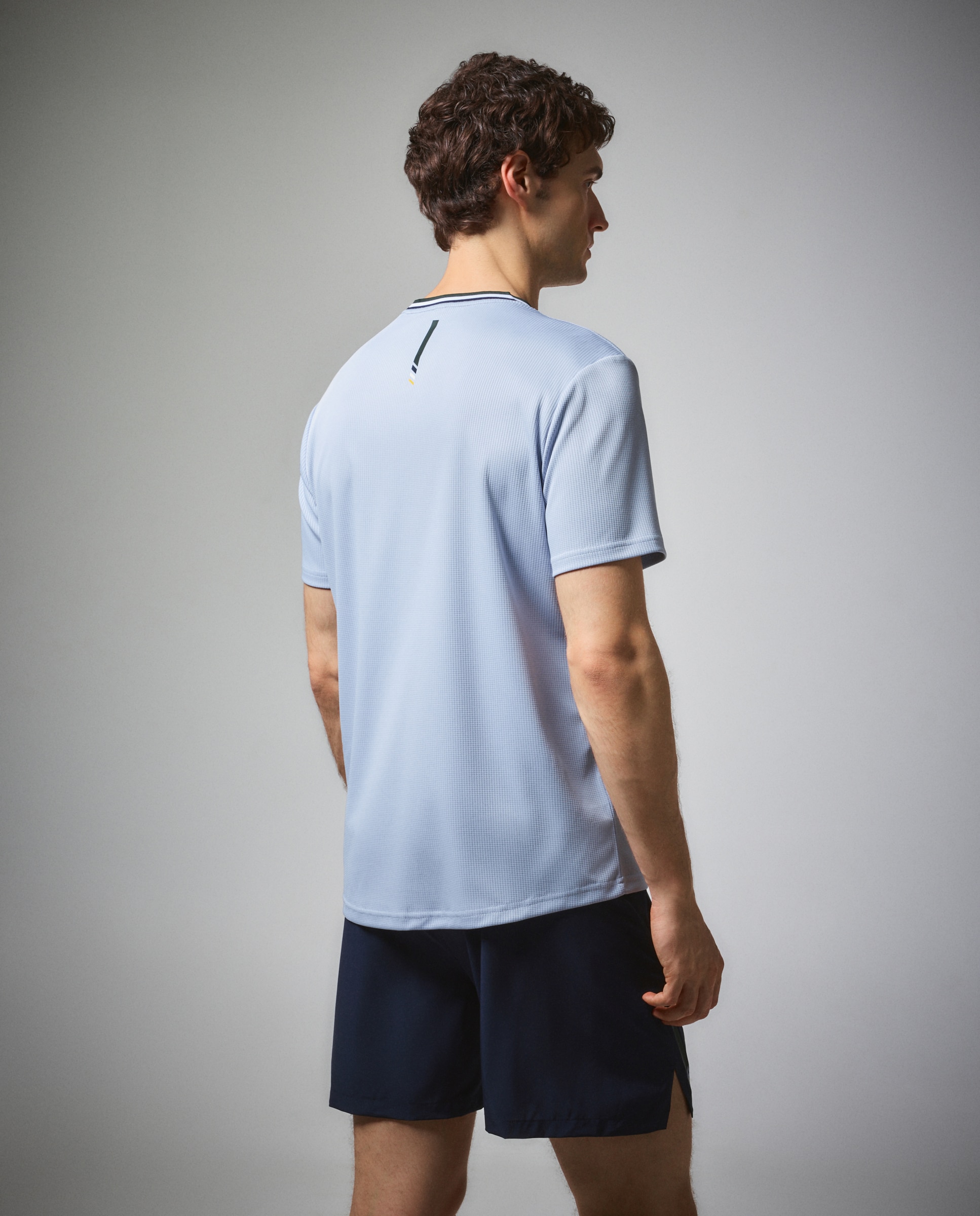 T-shirt de Padel/Ténis de Homem 400 Azul-3