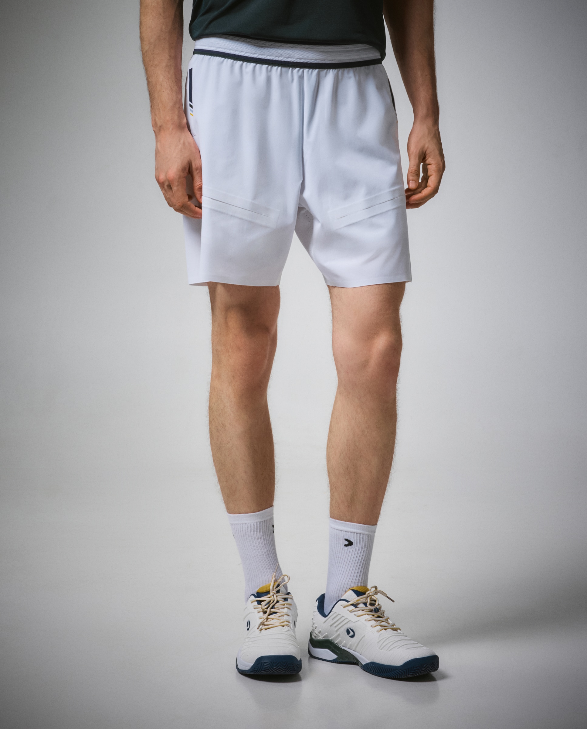 Calções de Padel/Ténis de Homem Branco-2