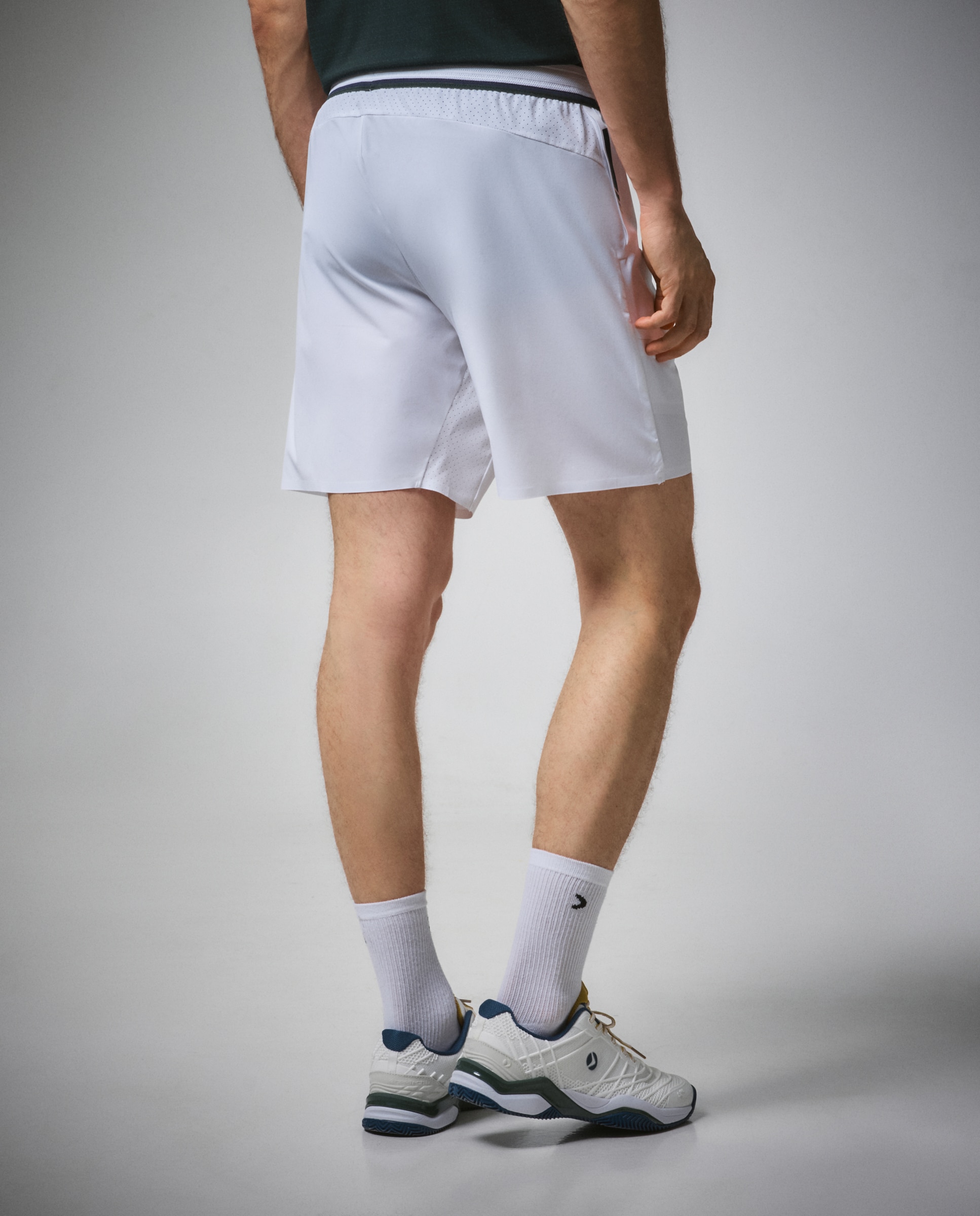 Calções de Padel/Ténis de Homem Branco-3