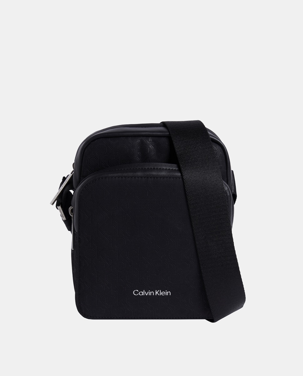 Mala a Tiracolo com Bolso Duplo Preto-1