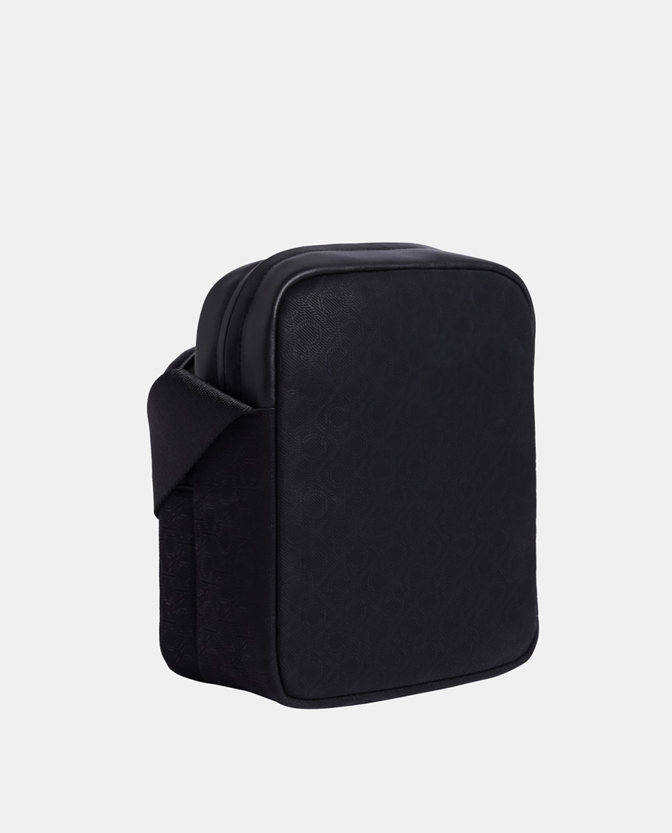Mala a Tiracolo com Bolso Duplo Preto-2
