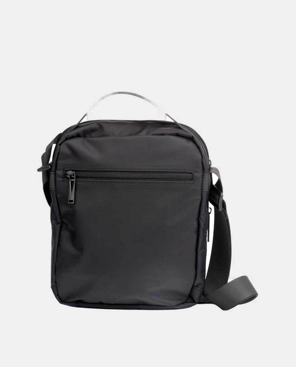 Mala a Tiracolo em Nylon Preto-2