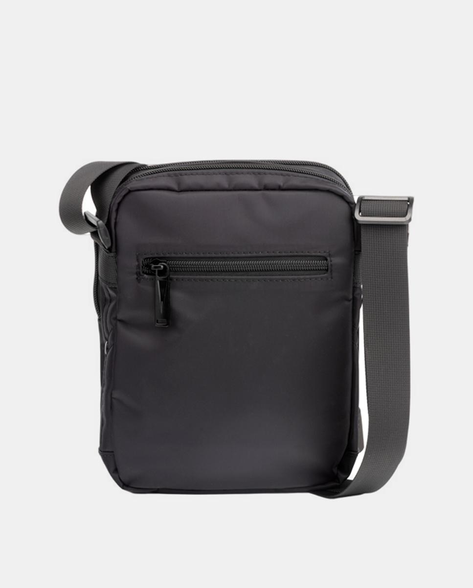 Mala a Tiracolo em Nylon Preto-2