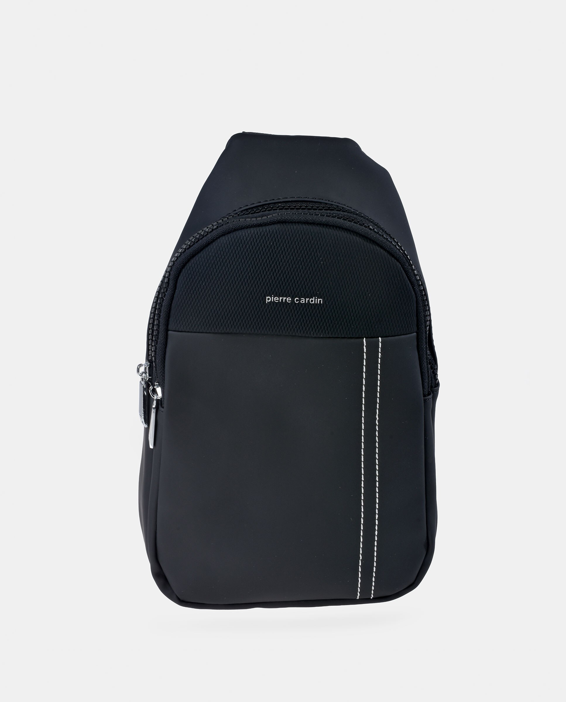 Bolso de hombro P.U de hombre - Pierre Cardin - Negro Negro-1