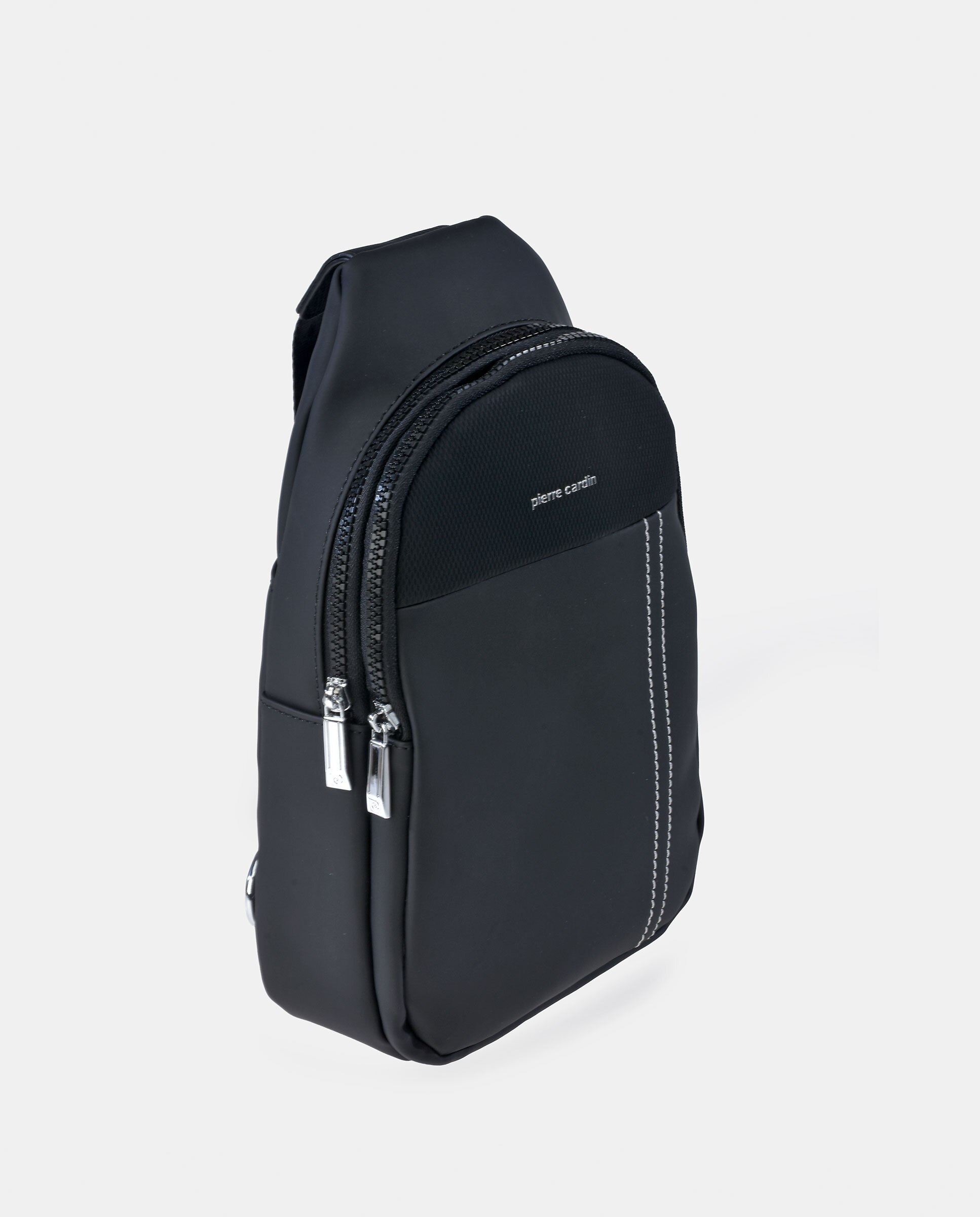 Bolso de hombro P.U de hombre - Pierre Cardin - Negro Negro-2