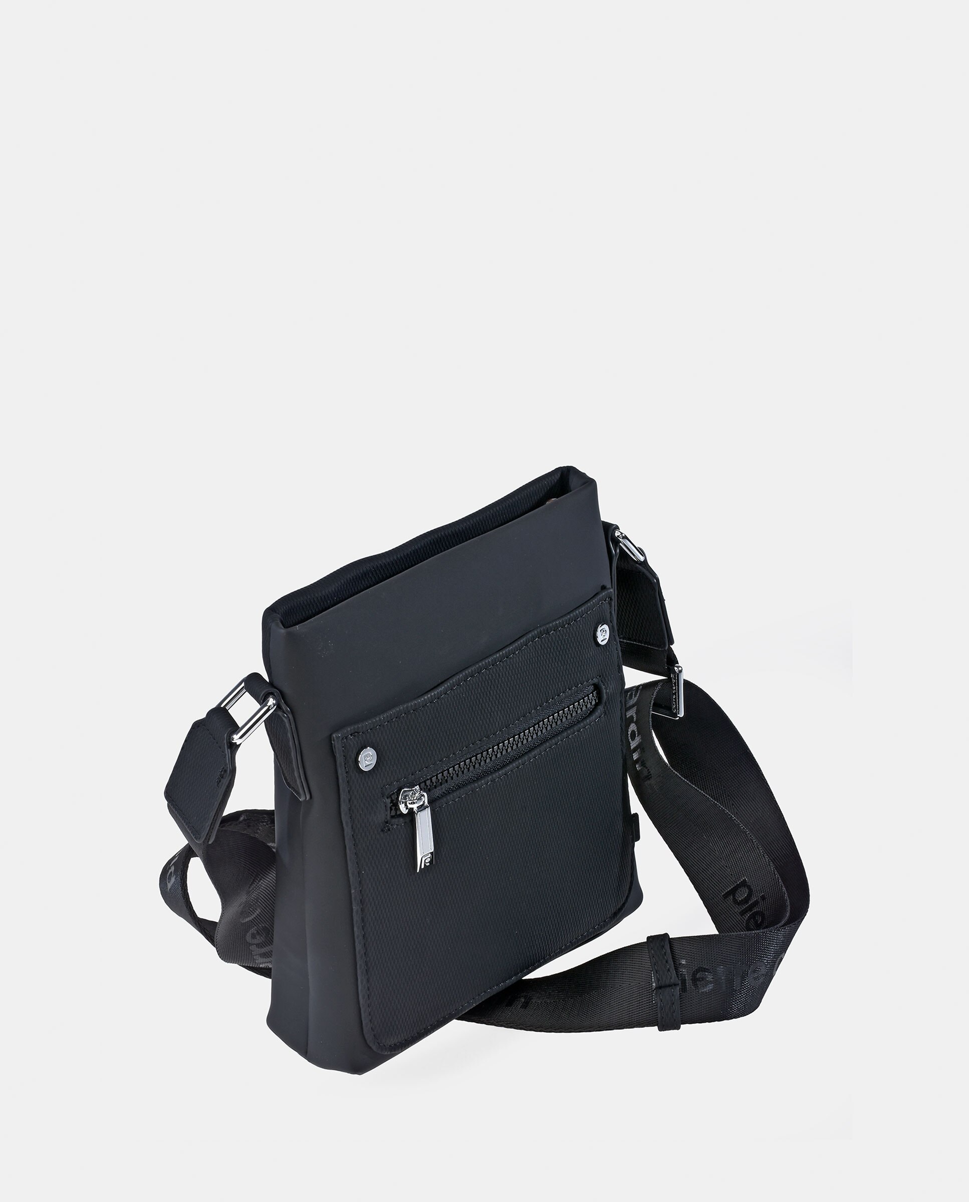 Bolso cruzar plano P.U de hombre - Pierre Cardin - Negro Negro-3