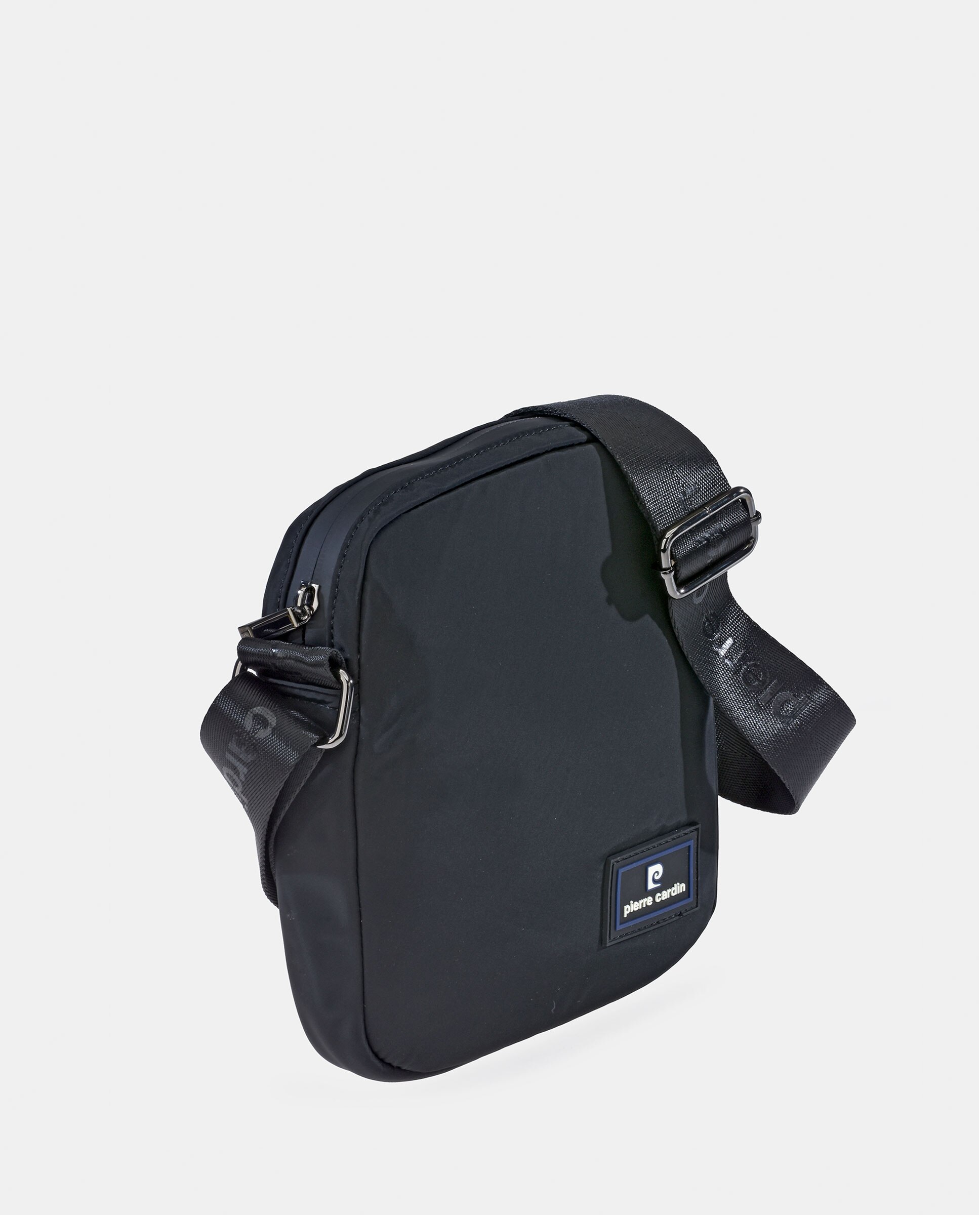 Bolso cruzar plano en nylon de hombre - Pierre Cardin - Negro Negro-2