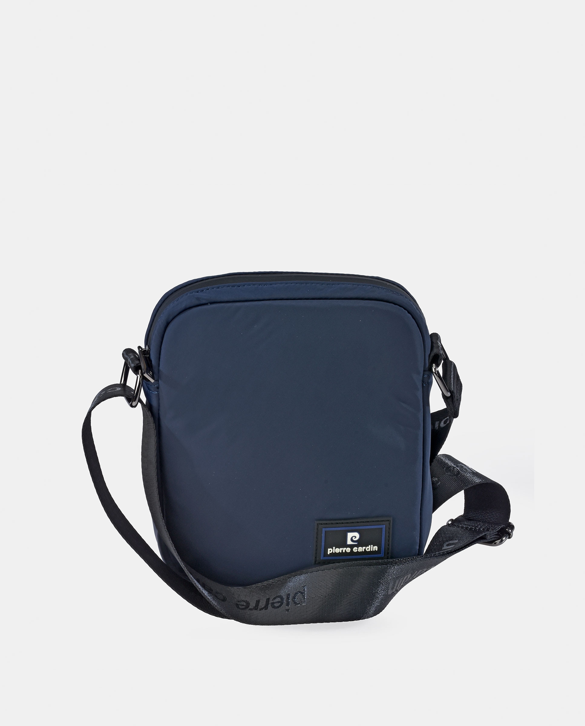 Mala Cruzada Plana de Nylon Azul-marinho-1