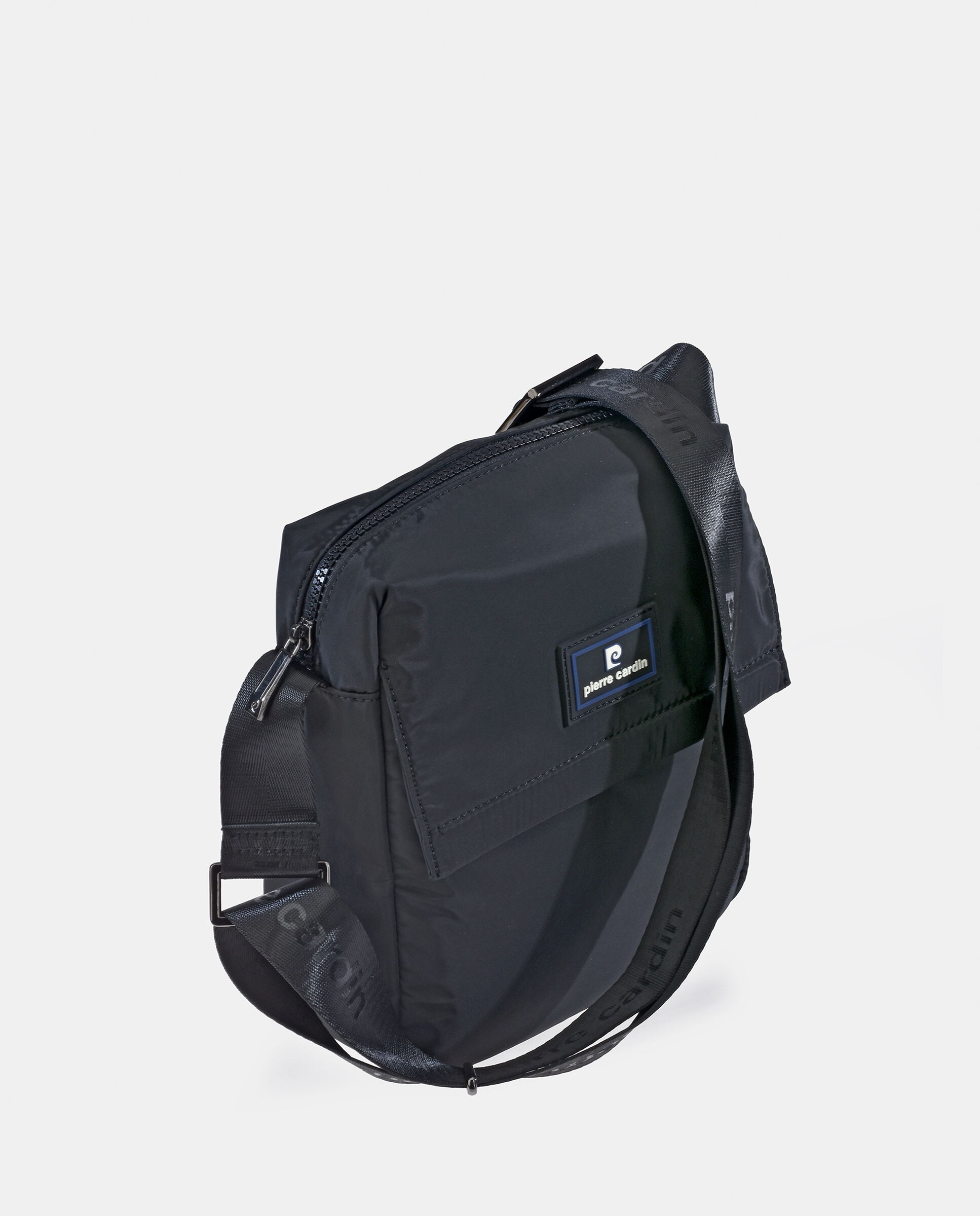 Bolso cruzar en nylon de hombre - Pierre Cardin - Negro Negro-2