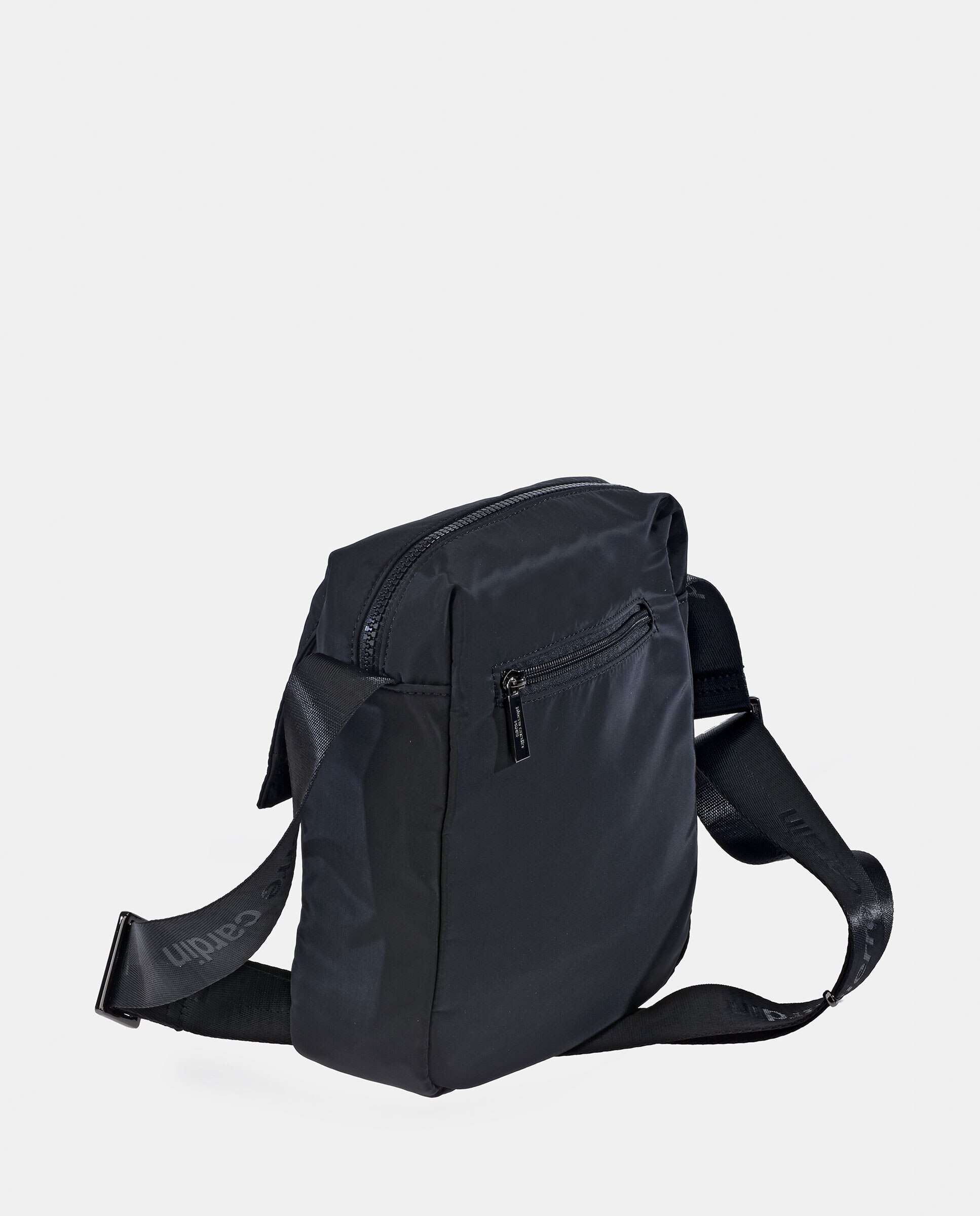 Bolso cruzar en nylon de hombre - Pierre Cardin - Negro Negro-3