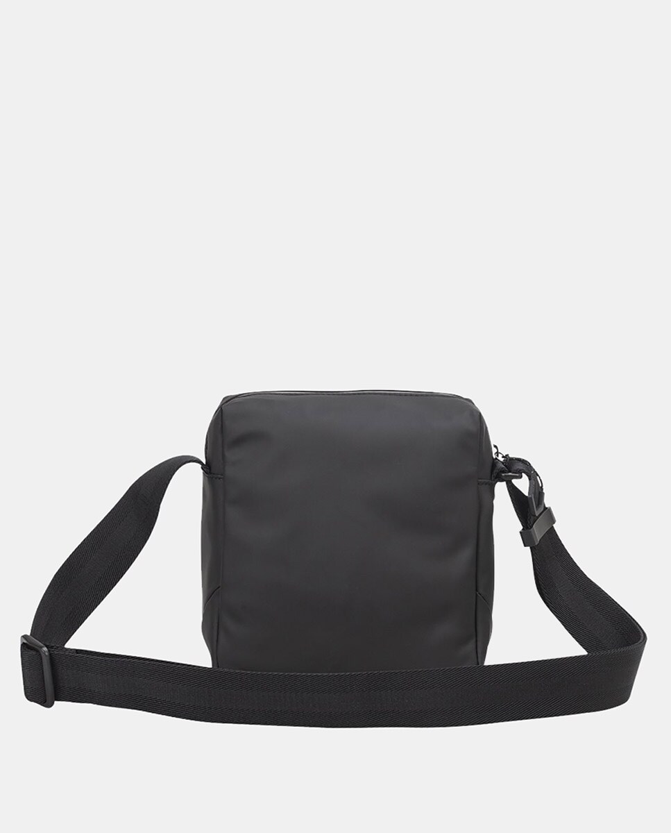 Mala a Tiracolo de Nylon Preto-2