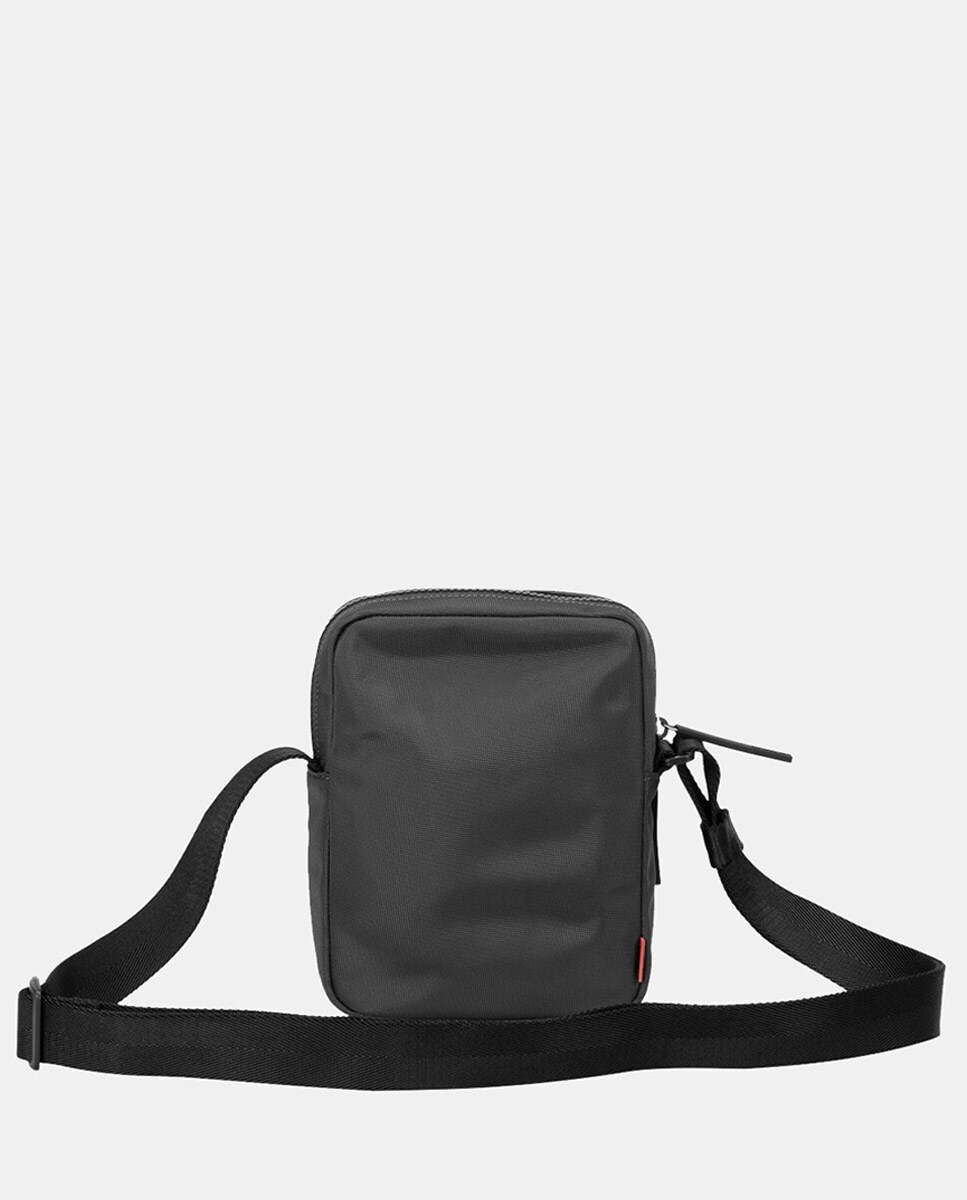 Mala a Tiracolo de Nylon Preto-2