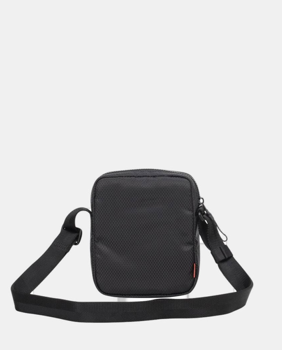 Mala a Tiracolo de Nylon Preto-2