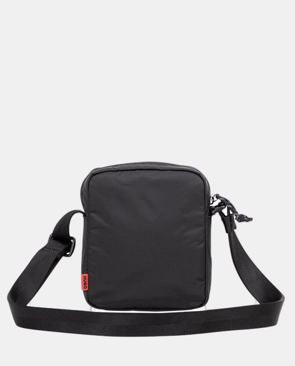 Mala a Tiracolo de Nylon Preto-2