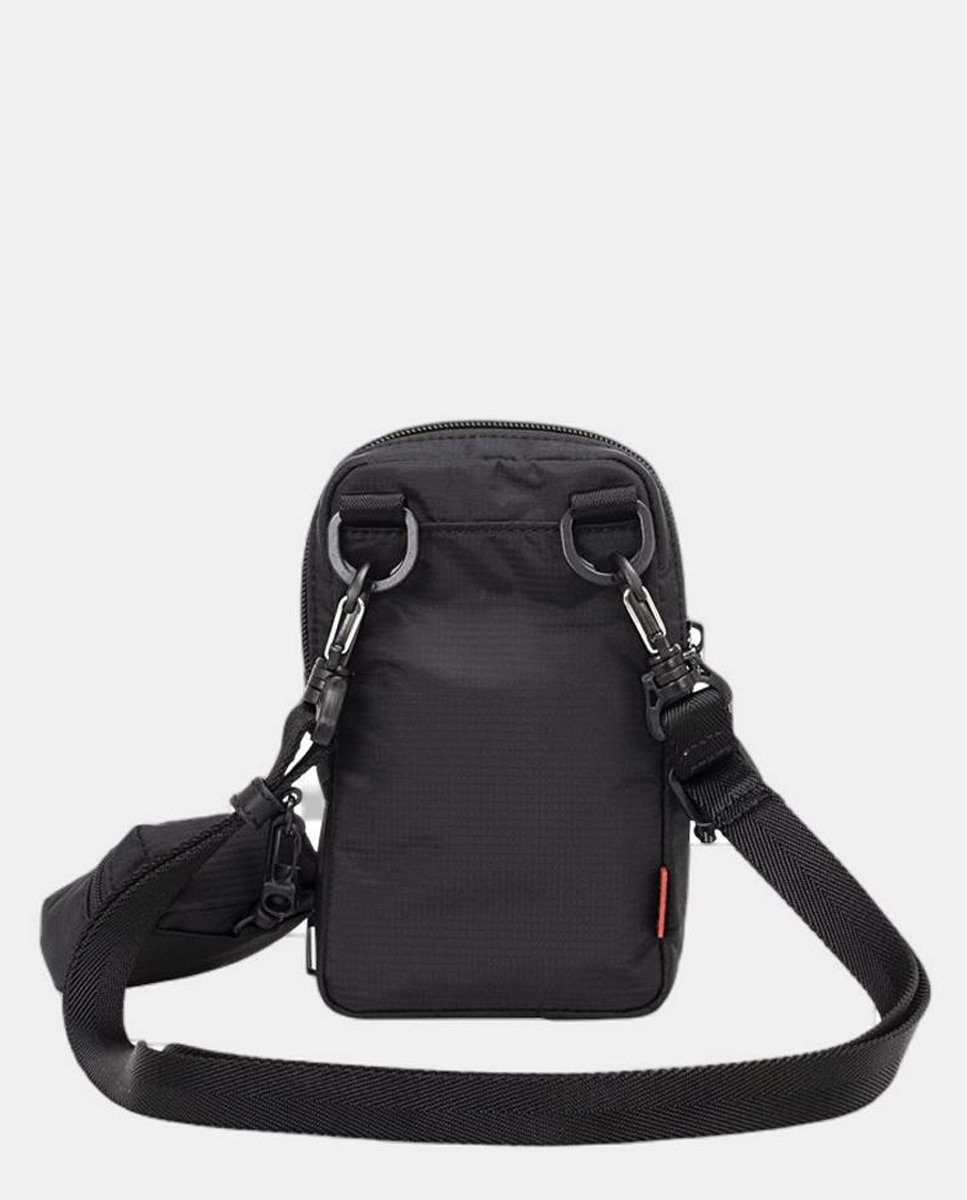 Mala a Tiracolo de Nylon Preto-2