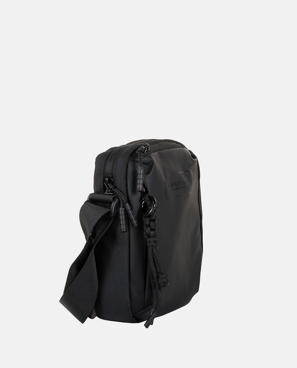 Bandolera pequeña de hombre. - Liberto - Negro Negro-2