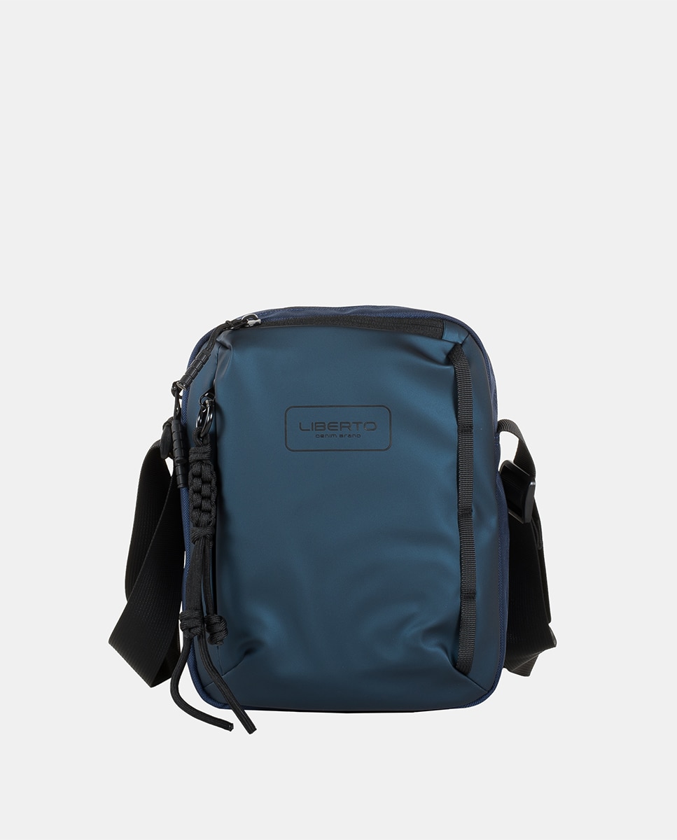 Bandolera grande de hombre. - Liberto - Azul marino Azul marino-1