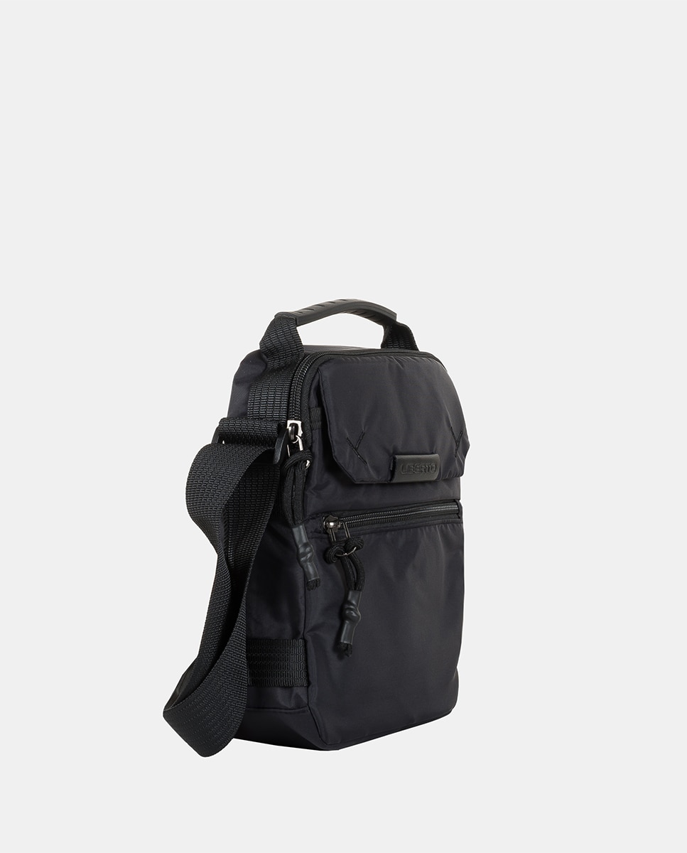 Bandolera pequeña de hombre. - Liberto - Negro Negro-2