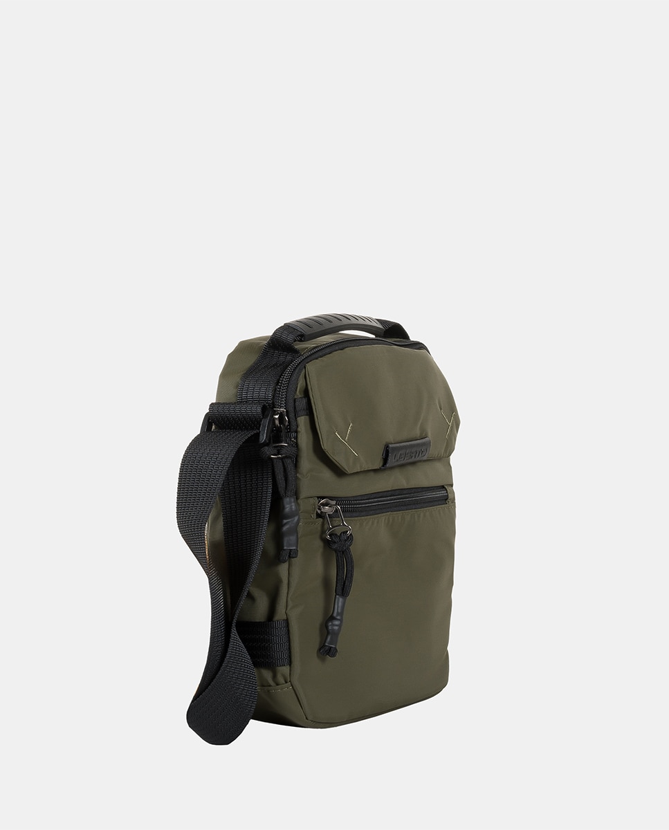 Bandolera pequeña de hombre. - Liberto - Verde Verde-2
