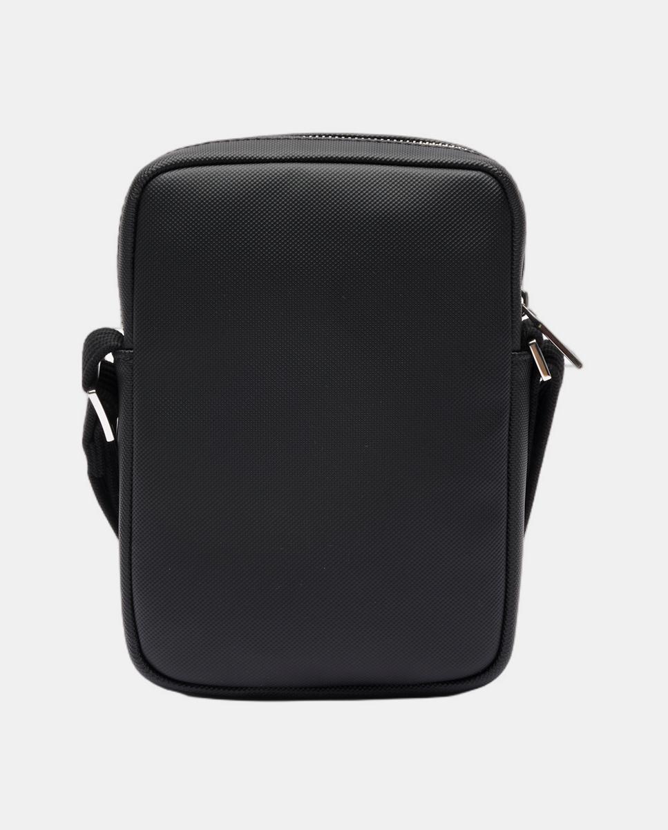 Bandolera vertical en con bolsillos interiores - Lacoste - Negro Negro-2
