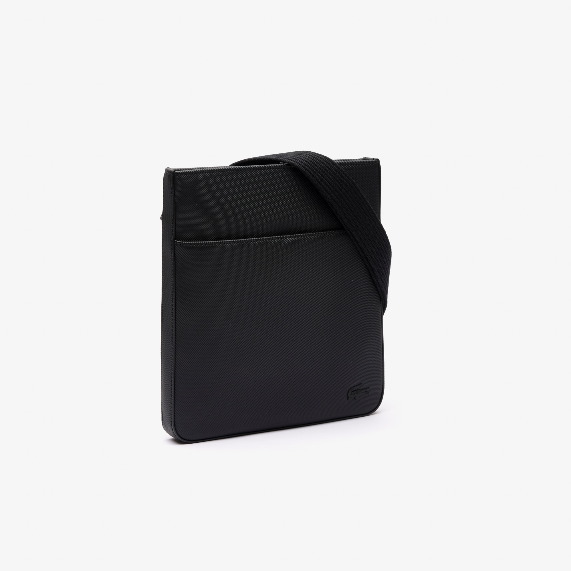 Mala a Tiracolo com Bolsos Interiores e em Material Reciclado - Azul-Marinho Preto-3