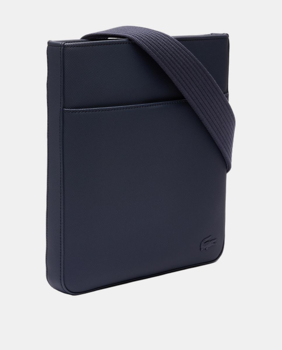 Mala a Tiracolo com Bolsos Interiores e em Material Reciclado - Azul-Marinho Azul-marinho-3