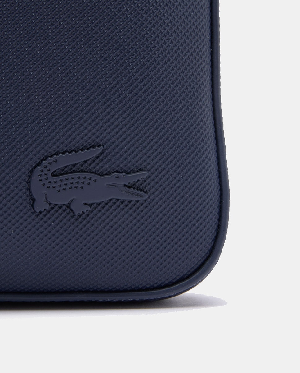 Mala a Tiracolo com Bolsos Interiores e em Material Reciclado - Azul-Marinho Azul-marinho-6