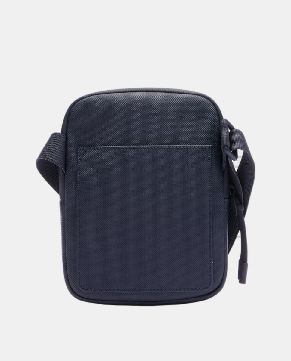 Mala a Tiracolo Mini com Fecho de Correr - Azul-Marinho Preto-2