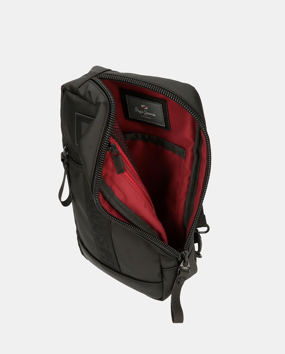 Mala a Tiracolo Tipo Bolsa de Cintura Pjl Hoxton Preto-4