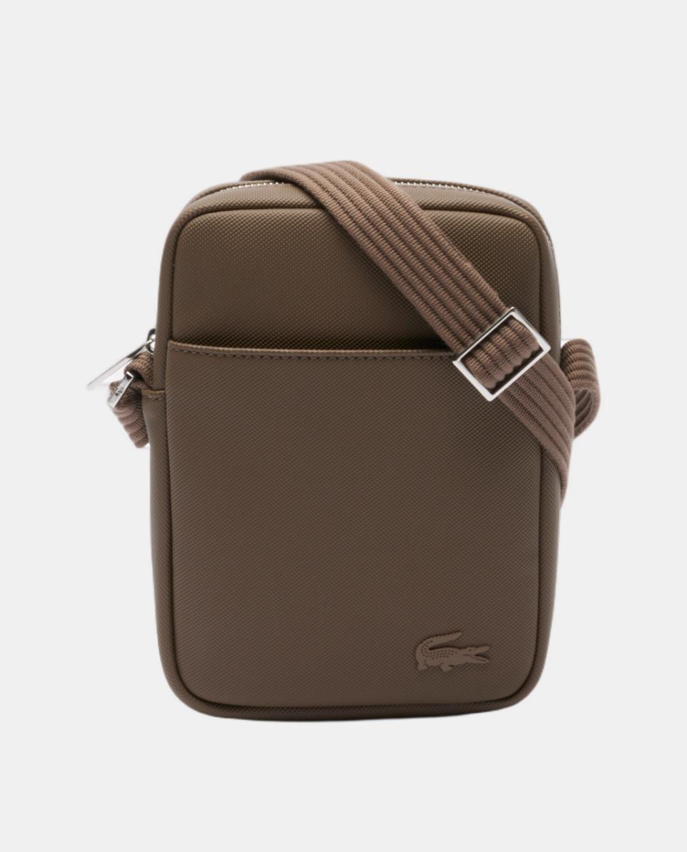 Mala a Tiracolo com Bolsos Interiores - Preto Castanho-1