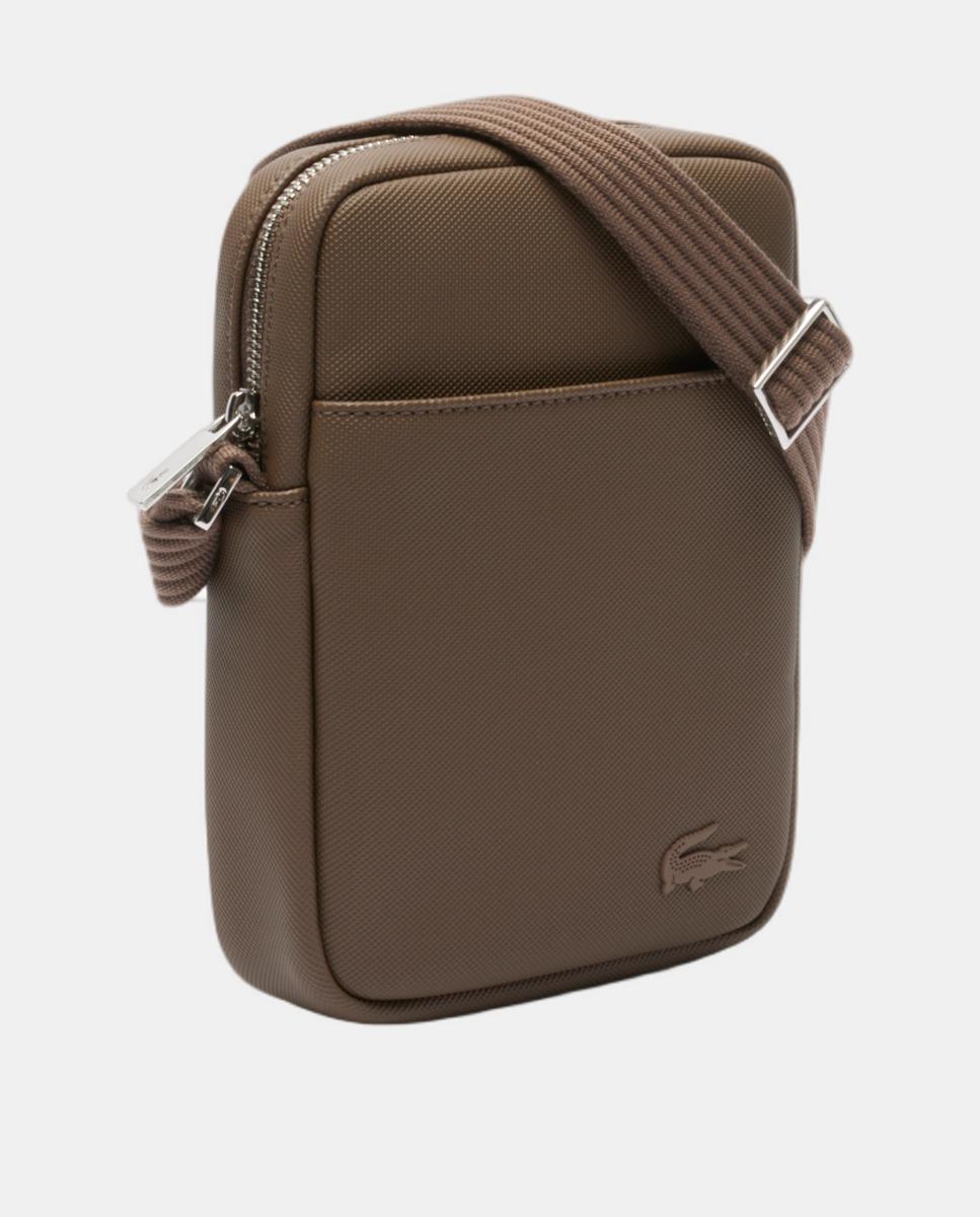 Mala a Tiracolo com Bolsos Interiores - Preto Castanho-2