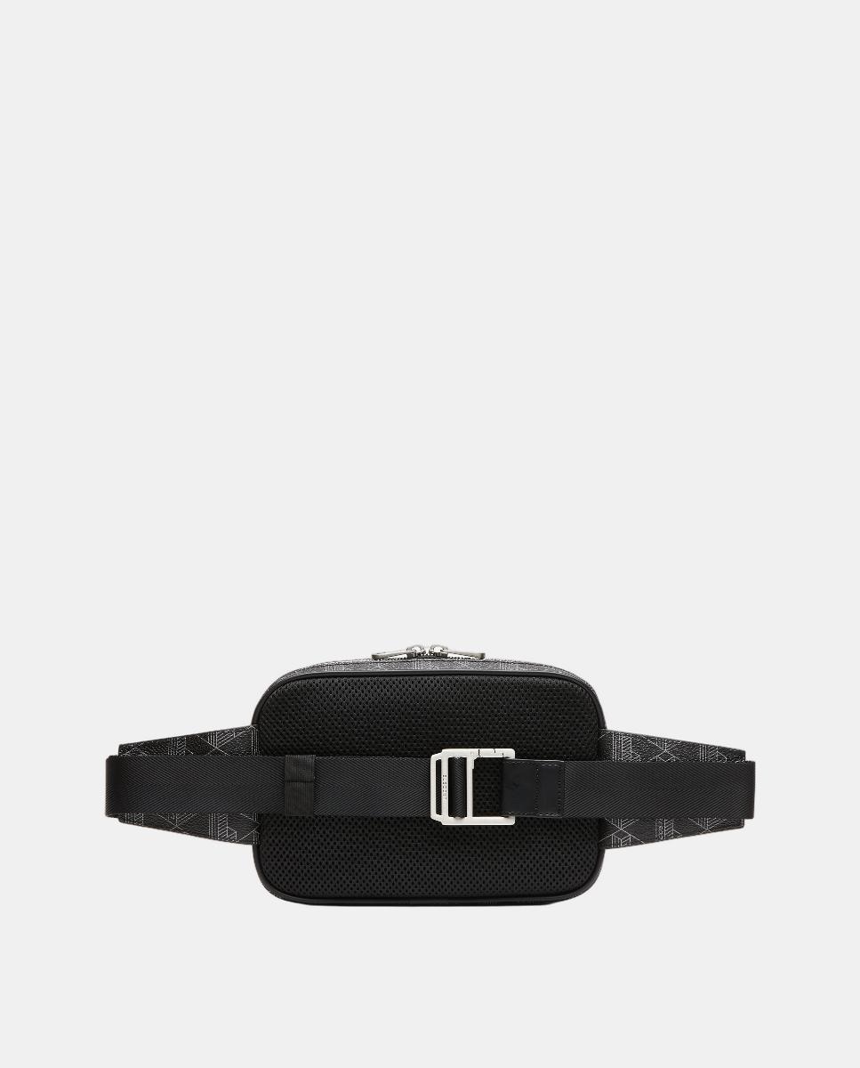 Mala Tipo Bolsa de Cintura com Fecho de Correr Preto-2
