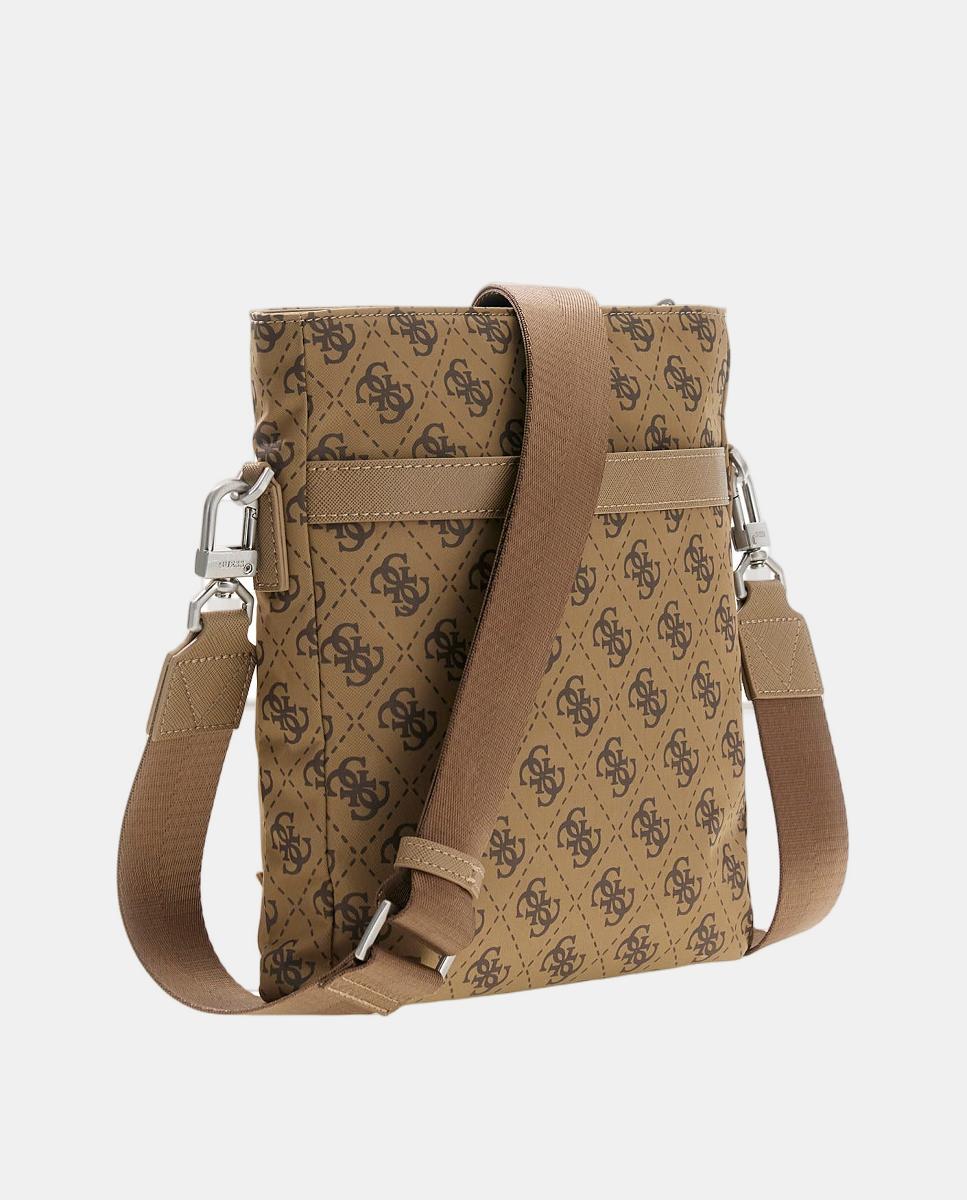 Mala de tiracolo de homem Castanho-2