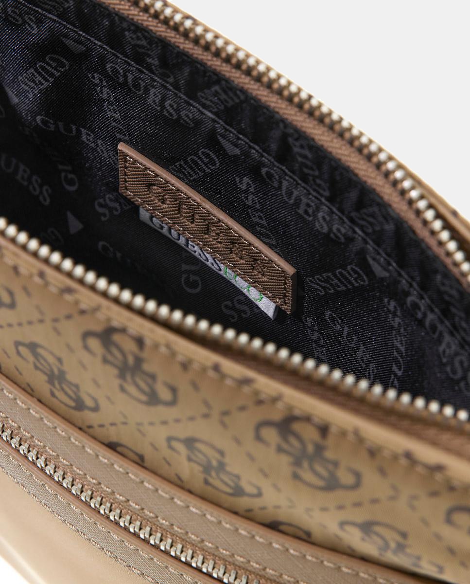 Mala de tiracolo de homem Castanho-3