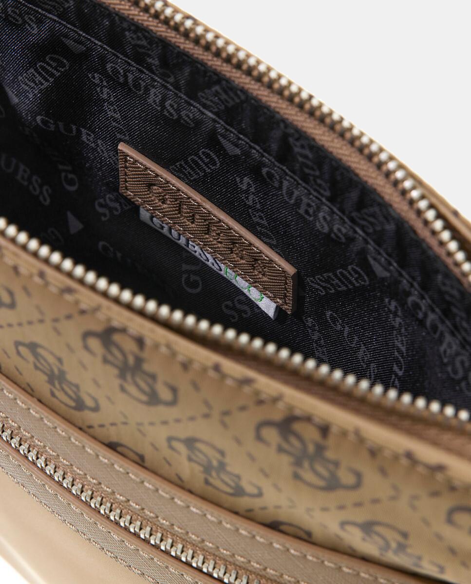 Mala de tiracolo de homem Castanho-3