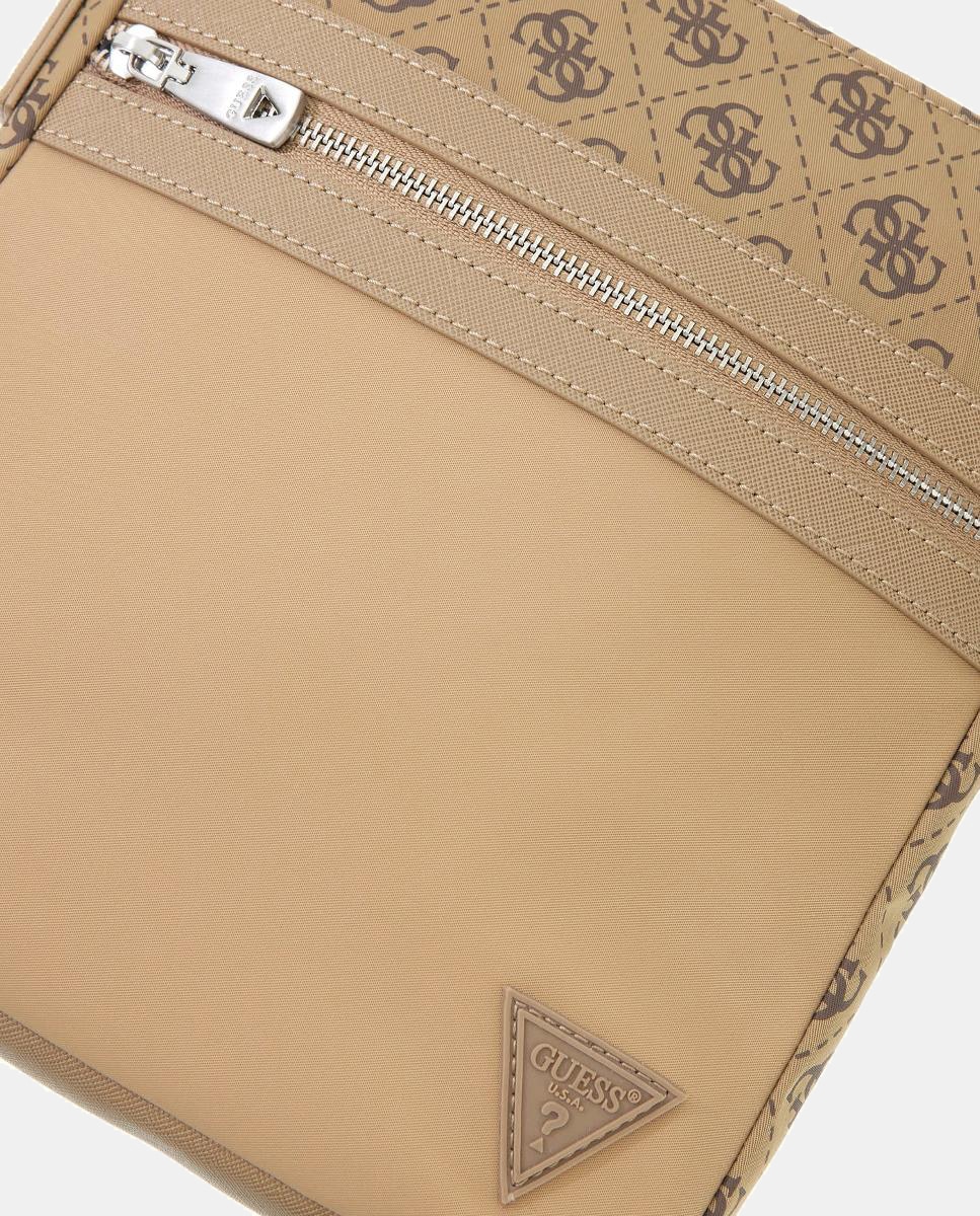 Mala de tiracolo de homem Castanho-4