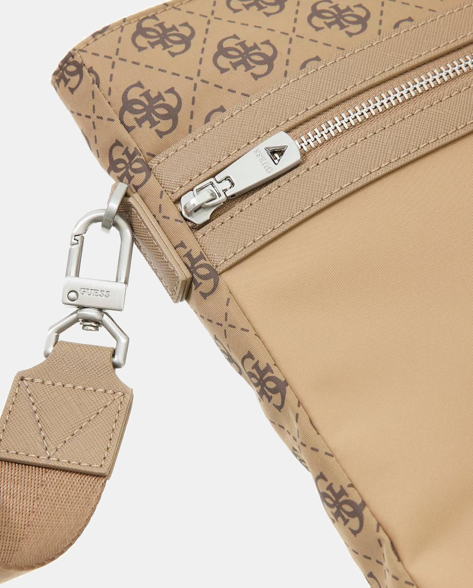 Mala de tiracolo de homem Castanho-5