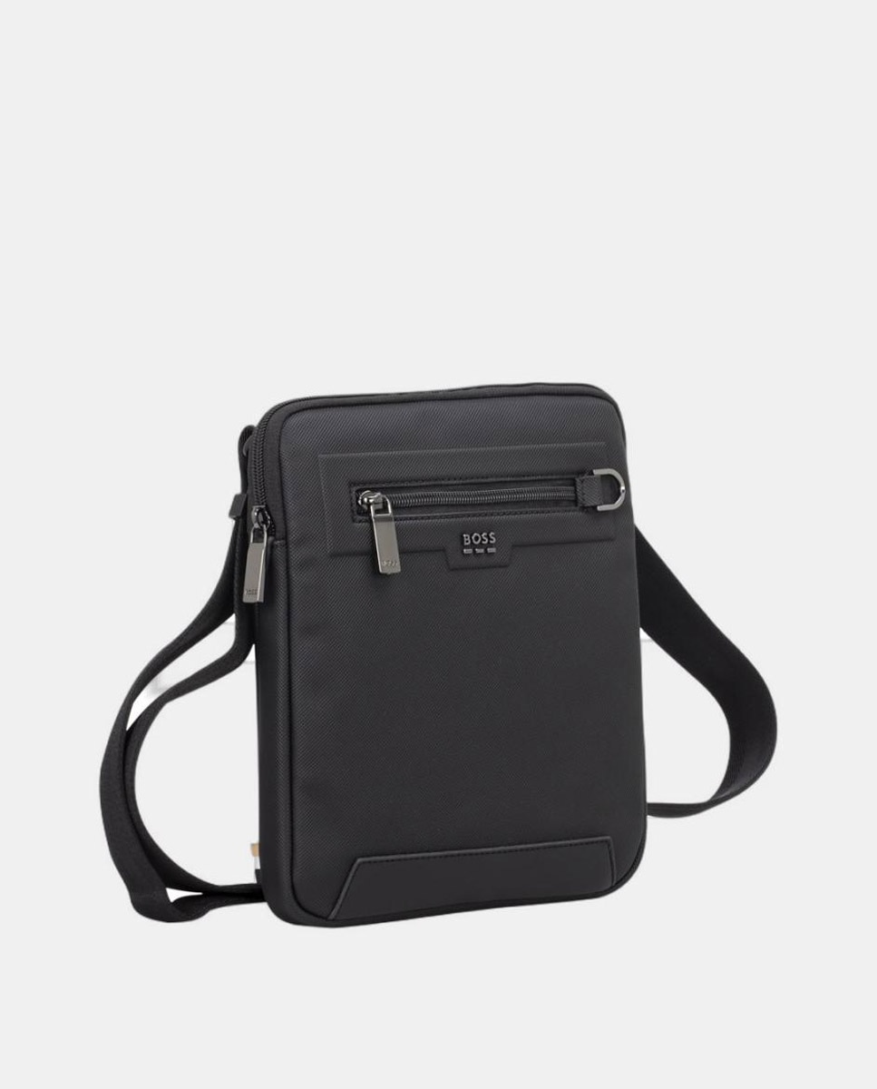 Mala a Tiracolo em Polipele Preto-1