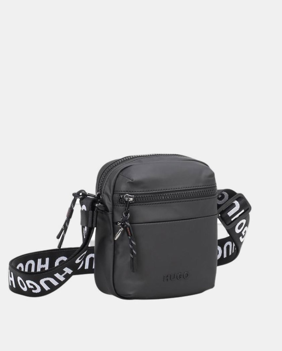 Mala a Tiracolo em Polipele Preto-1