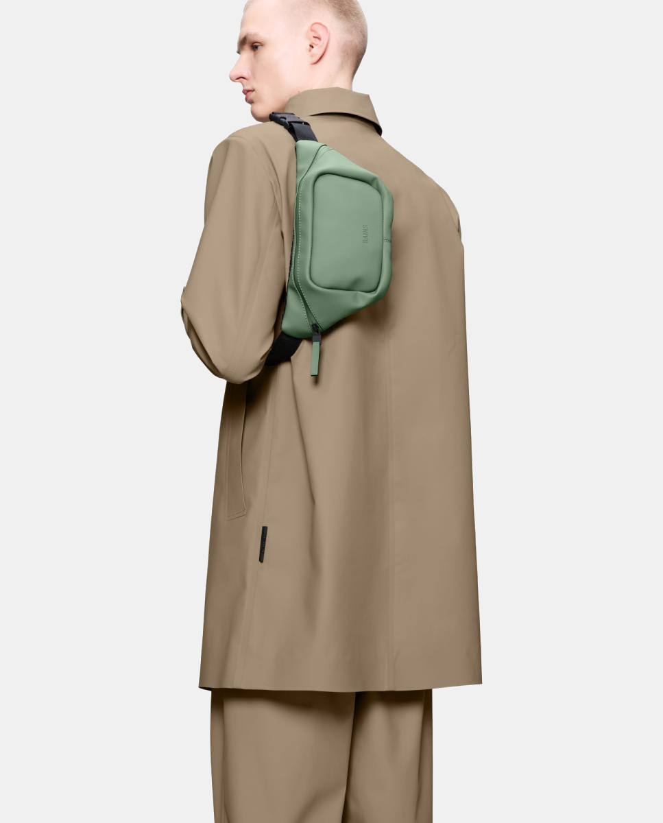 Bolsa de Cintura Impermeável Bum Bag Mini Verde-4