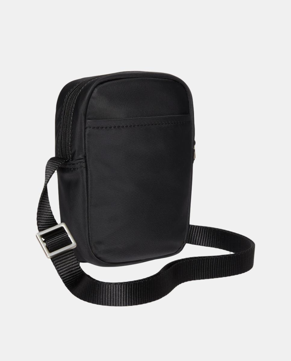 Mala a Tiracolo de Nylon Preto-3
