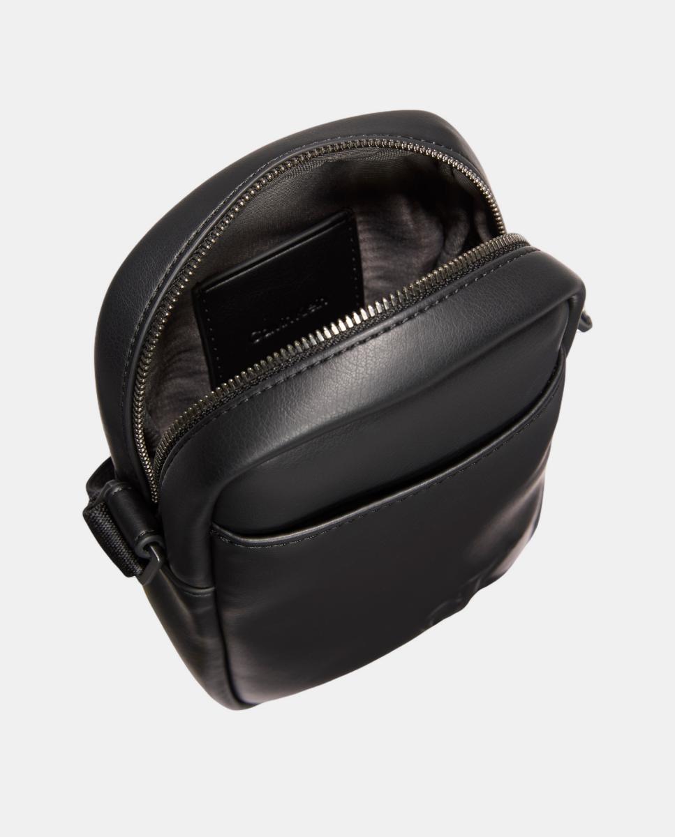 Mala a Tiracolo Mini com Logótipo a Condizer Preto-2