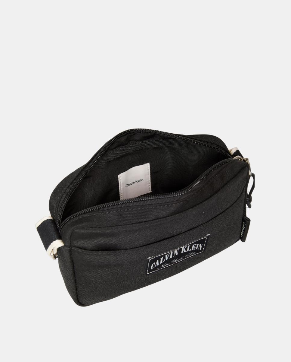 Mala a Tiracolo Retangular Casual Preto-2