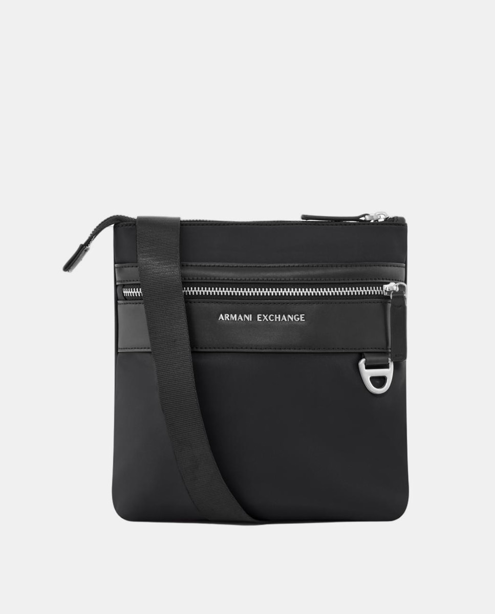 Imagem 0 de Mala a Tiracolo com Bolso Grande, Correia Ajustável e Logótipo à Frente