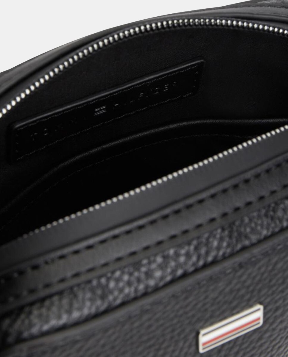 Bandolera estilo mini reporter de hombre. - Tommy Hilfiger - Negro Negro-2