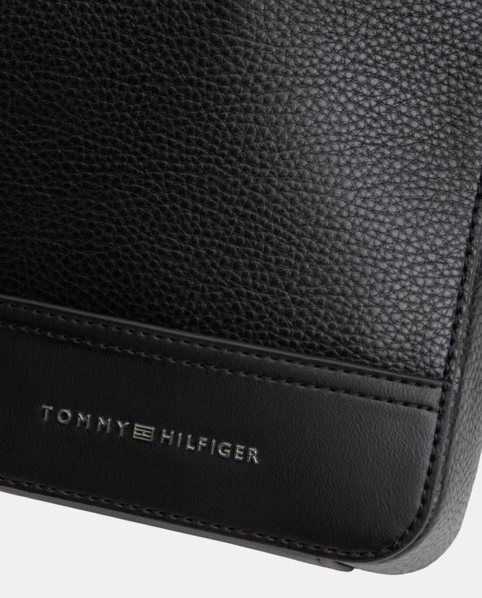Bandolera estilo mini reporter de hombre. - Tommy Hilfiger - Negro Negro-4