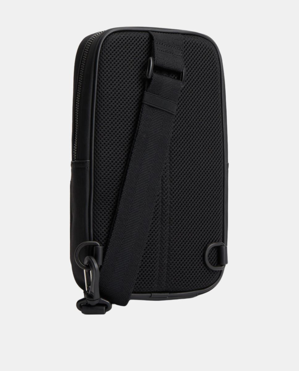Bandolera grande en ecopiel de hombre. - Tommy Hilfiger - Negro Negro-3