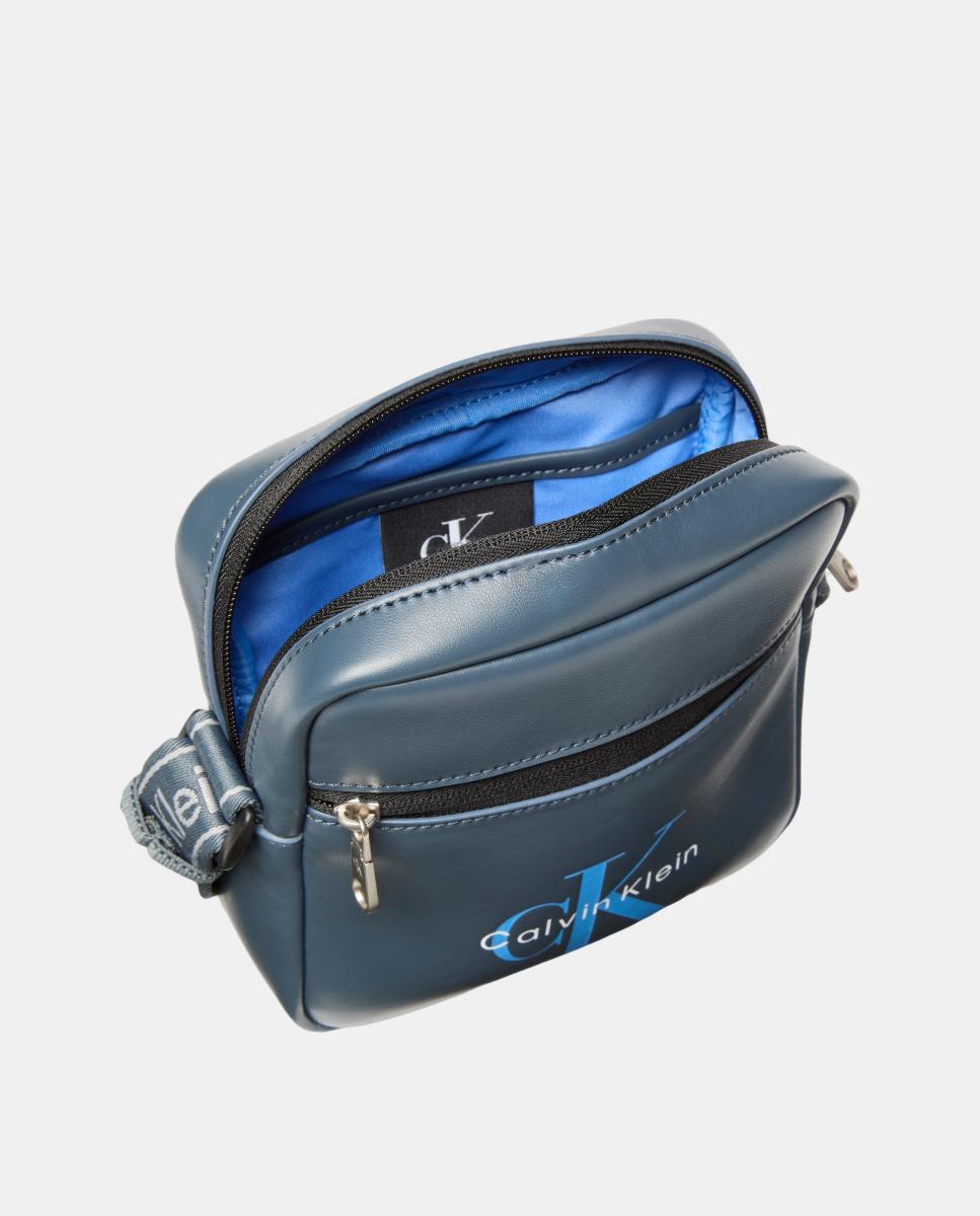 Bandolera de hombre con logo CK - Calvin Klein - Azul Azul-2