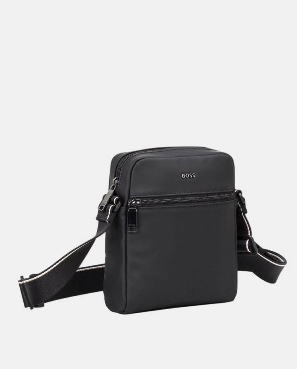 Imagen 0 de Bandolera con bolsillo frontal Negro
